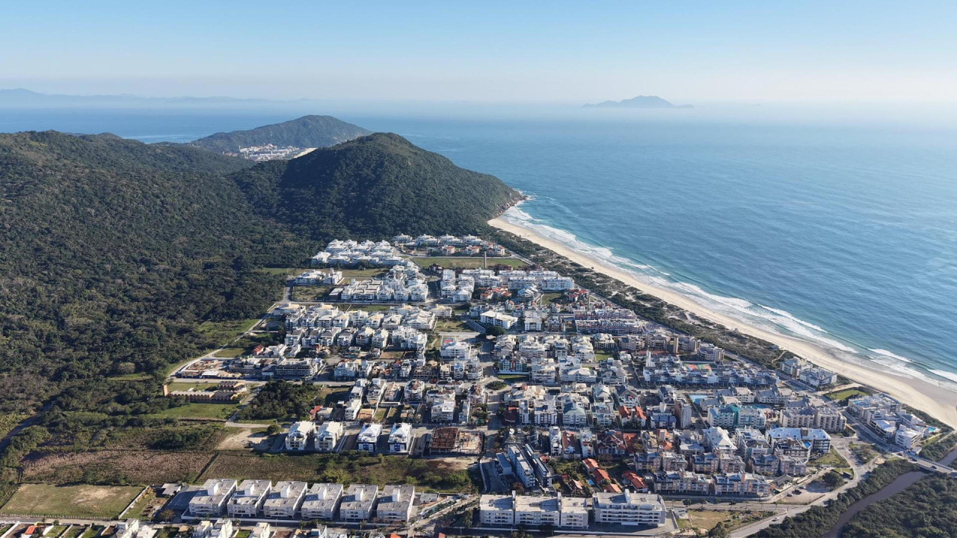 Vista aérea da Praia dos Ingleses